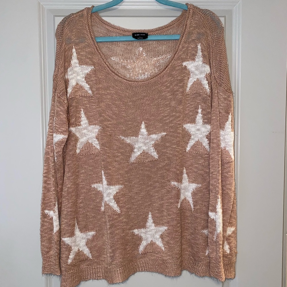 Blank Paige Pink Star Kit Sweater